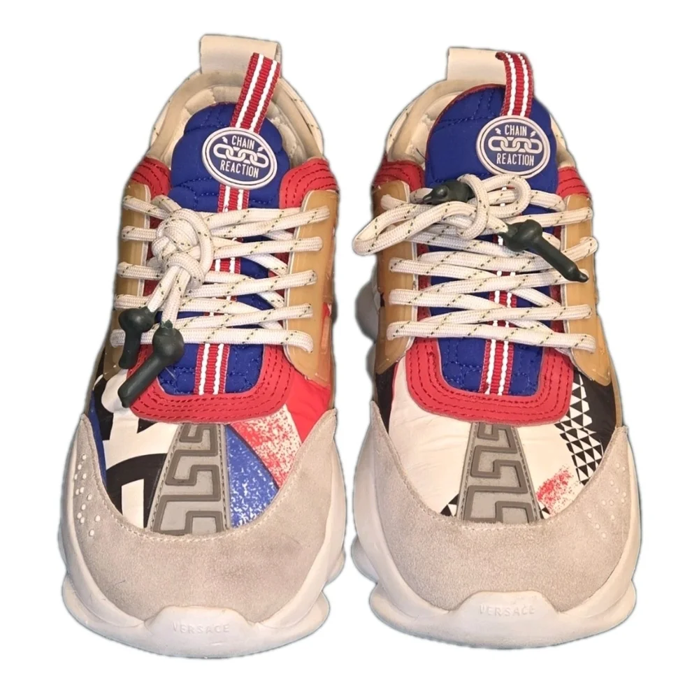 Versace Chain Reaction “Clash” Mixed Color Trainers EU 43 Men's US Size 10 - Picture 3 of 15
